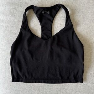 American Eagle Outfitters Black Racerback Sports Bra